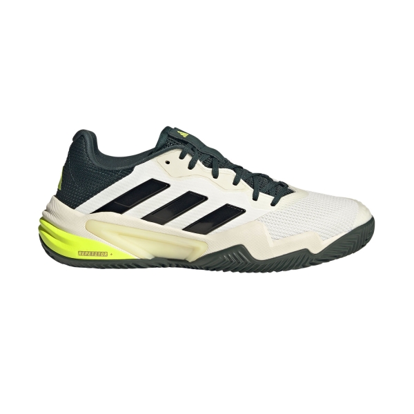 Men`s Tennis Shoes adidas Barricade 13 Clay  Off White/Core Black/Aurora Ivy JH5144