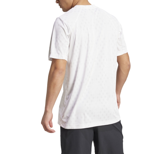 adidas Club Climacool Graphic T-Shirt - White/Dash Grey