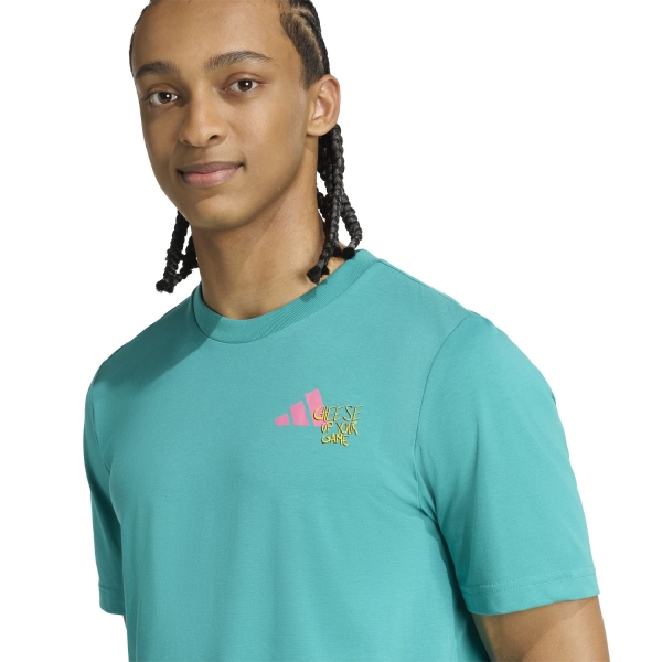 adidas Graphic Pro Logo Maglietta - Pure Teal