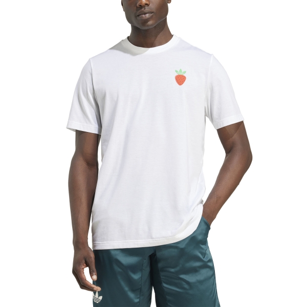 Maglietta Tennis Uomo adidas Graphic Pro Maglietta  White JM8961