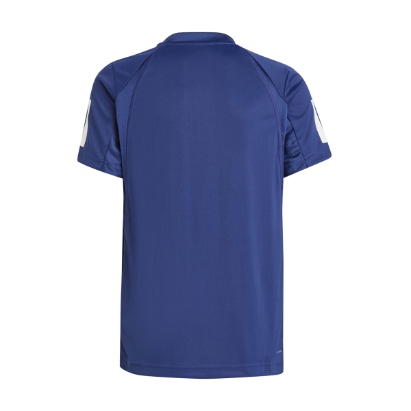 adidas Club 3 Stripes Logo Camiseta Niño - Dark Blue