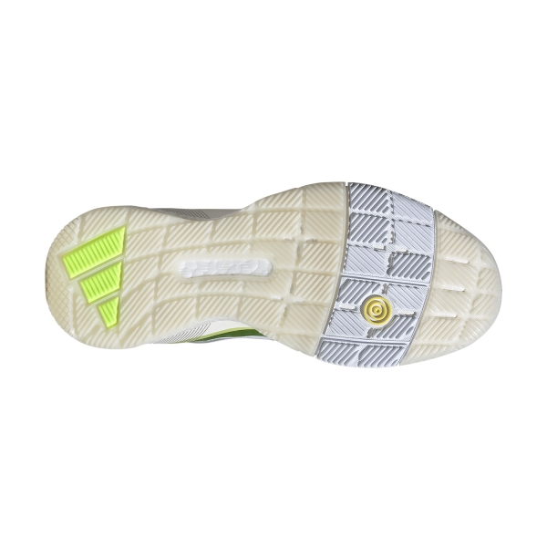 adidas Crazyquick Boost Padel - FTWR White/Zero Metallic/Lucid Lemon