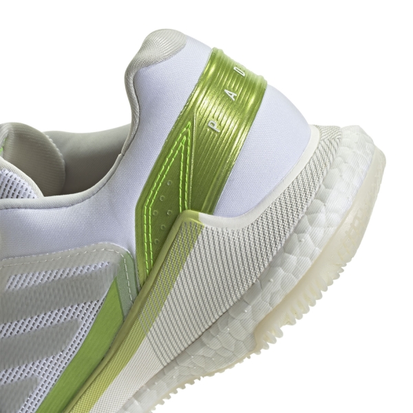 adidas Crazyquick Boost Padel - FTWR White/Zero Metallic/Lucid Lemon