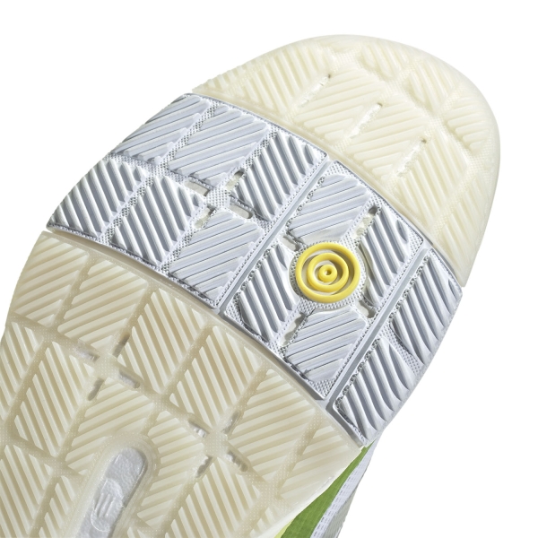 adidas Crazyquick Boost Padel - FTWR White/Zero Metallic/Lucid Lemon