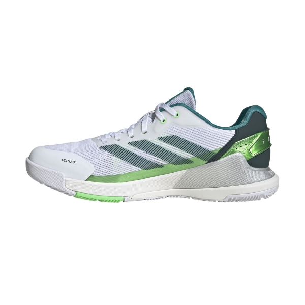 adidas Crazyquick LS Padel - FTWR White/Aurora Ivy/Lime Burst