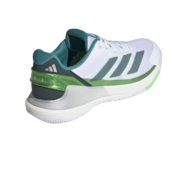adidas Crazyquick LS Padel - FTWR White/Aurora Ivy/Lime Burst