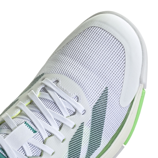adidas Crazyquick LS Padel - FTWR White/Aurora Ivy/Lime Burst