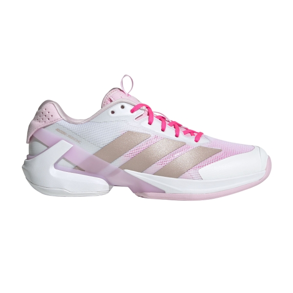 Women`s Tennis Shoes adidas adizero Ubersonic 5  FTWR White/Ash Pearl/Lucid Pink JP7313