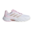 adidas Courtjam Control 3 - FTWR White/Silver Metallic/Lucid Pink