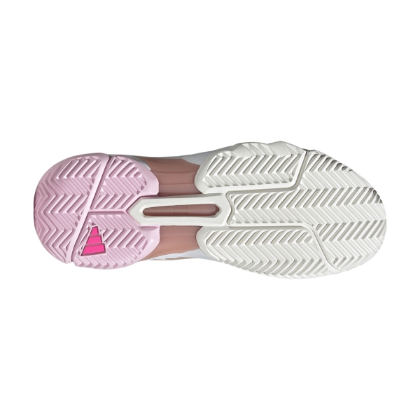 adidas Courtjam Control 3 - FTWR White/Silver Metallic/Lucid Pink