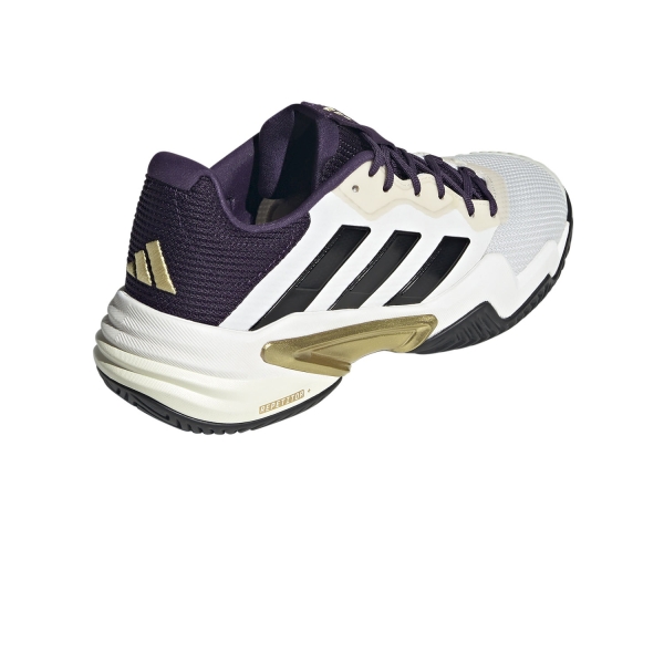 adidas Barricade 13 - Core White/Core Black/Aurora Plum