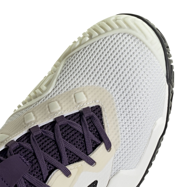 adidas Barricade 13 - Core White/Core Black/Aurora Plum