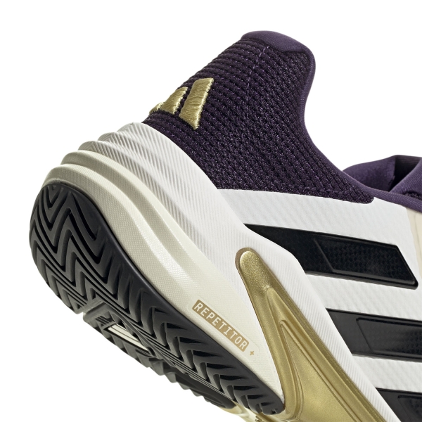 adidas Barricade 13 - Core White/Core Black/Aurora Plum