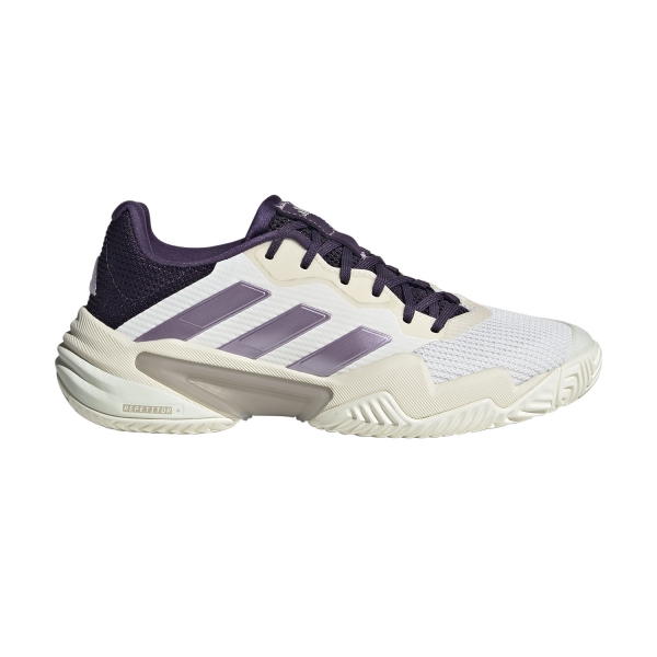 Women`s Tennis Shoes adidas Barricade 13  Core White/Powder Plum/Aurora Plum JR7814