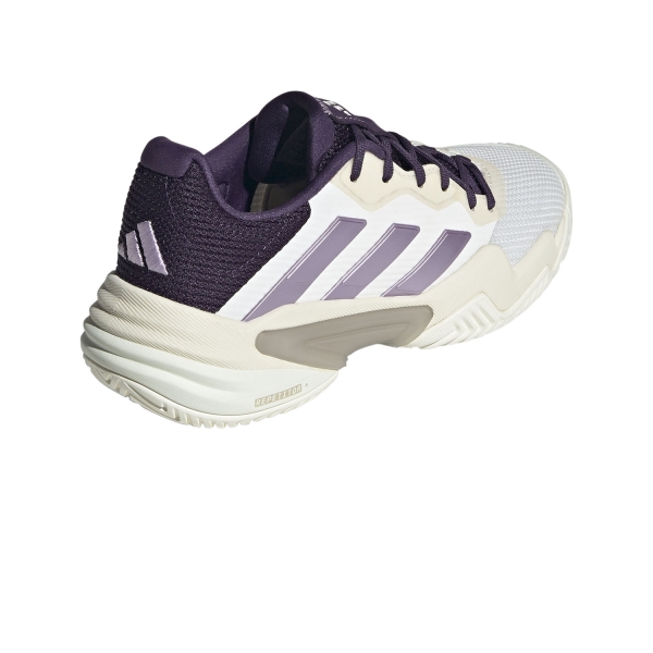 adidas Barricade 13 - Core White/Powder Plum/Aurora Plum