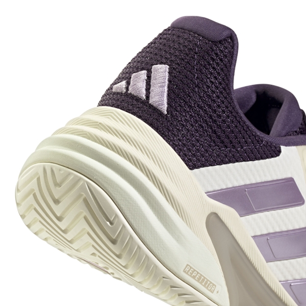 adidas Barricade 13 - Core White/Powder Plum/Aurora Plum