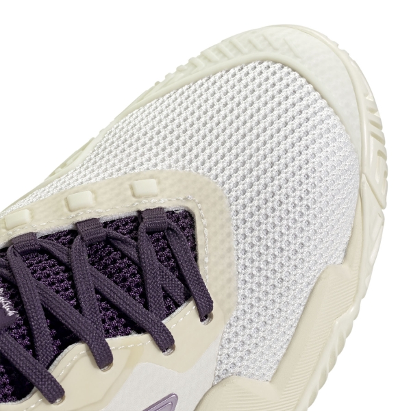 adidas Barricade 13 - Core White/Powder Plum/Aurora Plum