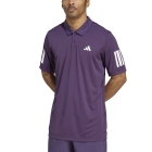 adidas 3 Stripes Club Polo - Aurora Plum