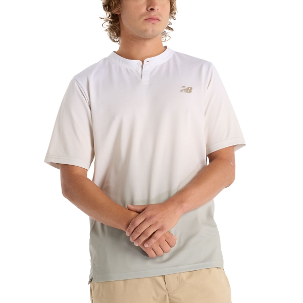 Polo Tennis Uomo New Balance Tournament Printed Polo  Linen MT41406LIN