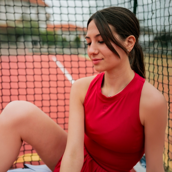 Nike Court Advantage Dri-FIT Tank - Gym Red