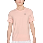 Nike Court Advantage Dri-FIT T-Shirt - Washed Coral/Black