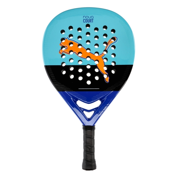 Puma Nova Court Padel Racket Puma Nova Court Padel  Safe Lake/Black/Vivid Blue/Heat Fire 04905001