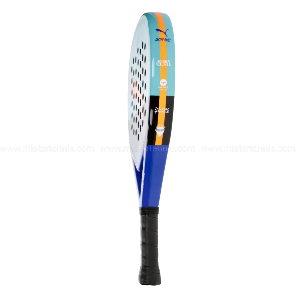 Puma Nova Court Padel - Safe Lake/Black/Vivid Blue/Heat Fire