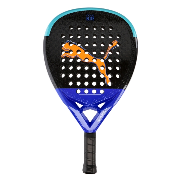 Puma Nova Elite Padel Racket Puma Nova Elite HYB 2025 Padel  Black/Heat Fire/Safe Lake 04904601