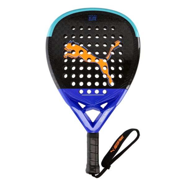 Puma Nova Elite HYB 2025 Padel - Black/Heat Fire/Safe Lake