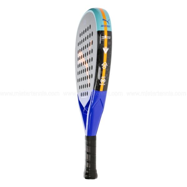 Puma Nova Elite HYB 2025 Padel - Black/Heat Fire/Safe Lake