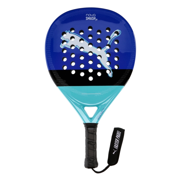 Puma Nova Smash Junior Padel - Vivid Blue/Black/Safe Lake/White