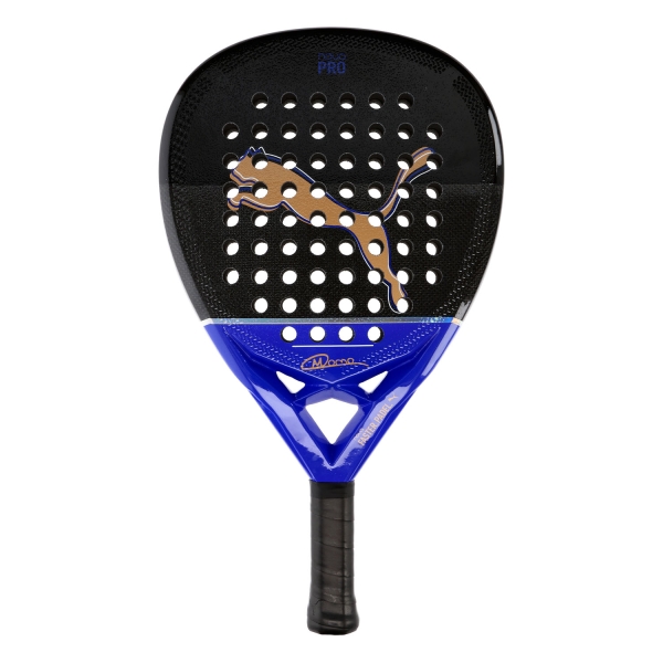 Puma Signature Padel Racket Puma Nova Pro Momo Padel  White/Black/Safe Lake/Vivid Blue/Gold 04905701
