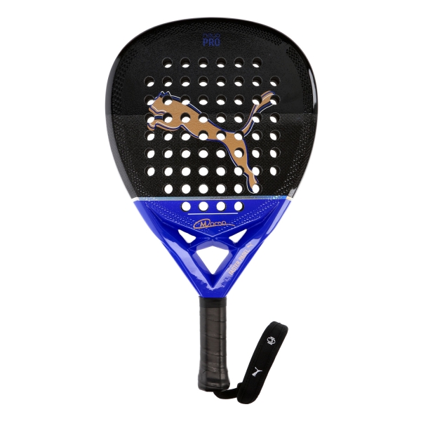 Puma Nova Pro Momo Padel - White/Black/Safe Lake/Vivid Blue/Gold