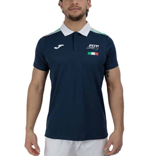 Polo Tennis Uomo Joma FITP Logo Polo  Navy SW10701C0203