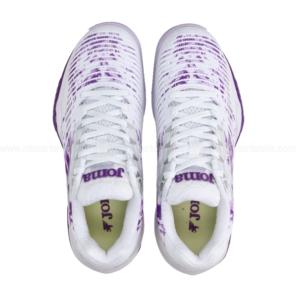 Joma Point Clay - White/Purple