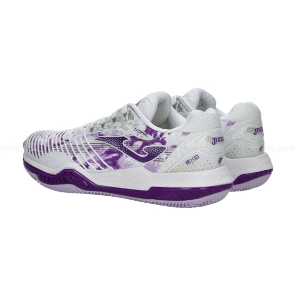 Joma Point Clay - White/Purple