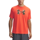 Under Armour Tech Print Fill Maglietta - Fire/Baroque Green