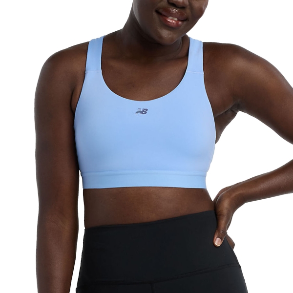Bra e Intimo Donna New Balance Essential Reggiseno Sportivo  Electric Sky WB51035ELE
