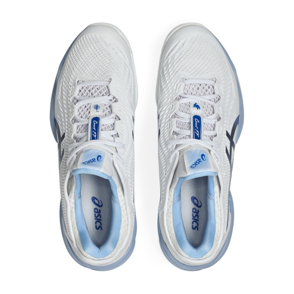 Asics Court FF 3 Novak - White/Tuna Blue