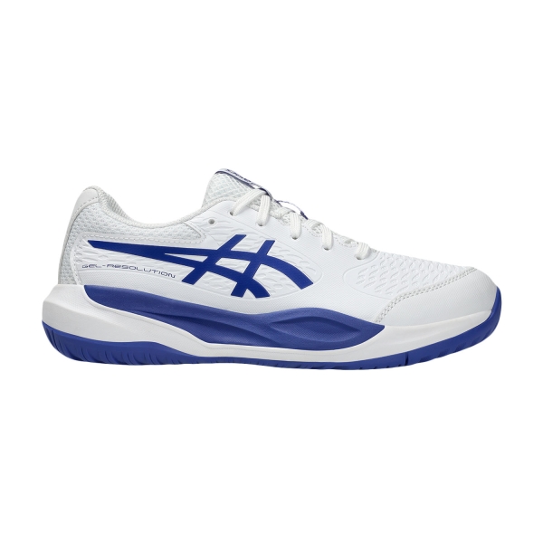 Scarpe Tennis Junior Asics Gel Resolution X GS Bambini  White/Dark Cobalt 1044A081100