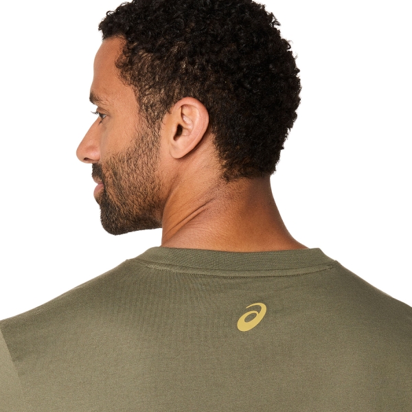 Asics Logo T-Shirt - Khaki