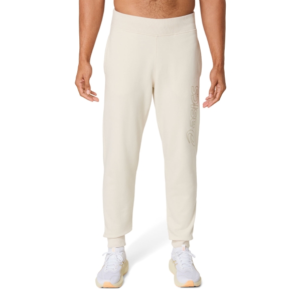 Men's Tennis Pants and Tights ASICS Logo Pants  Birch 2031E189203