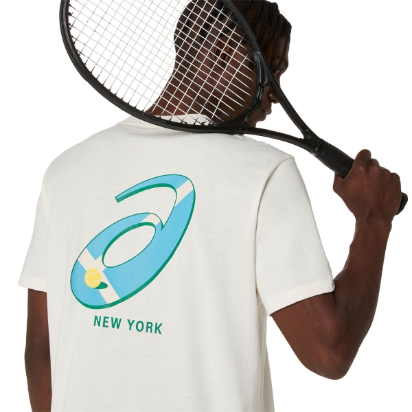Asics Court Graphic T-Shirt - Cream