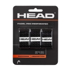 Head Padel Pro Perforated x 3 Overgrip - Black