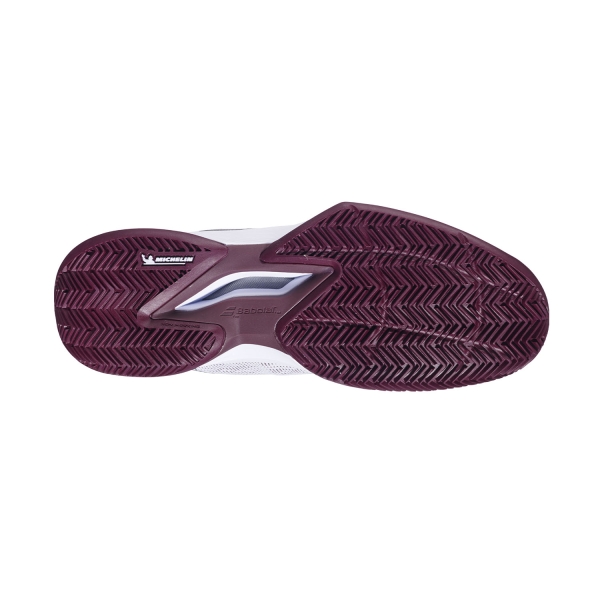 Babolat Jet Tere 2 Clay - White/Port Royale