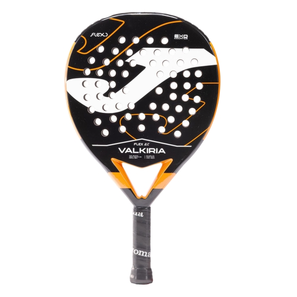 Racchetta Padel Joma Flex Joma Valkiria Flex 2.0 Padel  Black/Fluo Orange 401583.120