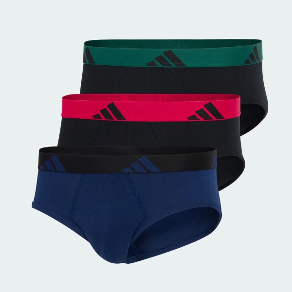 adidas Active Flex x 3 Calzoncillos - Blue/Red/Green