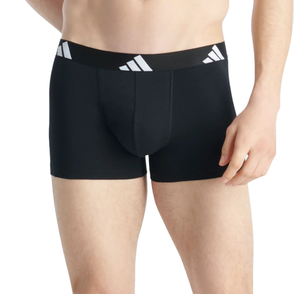 Intimo de Tenis Hombre adidas Active Flex Logo x 3 Boxer Black 4AM002000