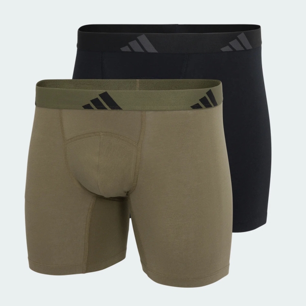 adidas Active Flex Ergonomic x 2 Boxer - Black/Green
