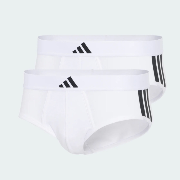 adidas  Active Flex 3 Stripes x 2 Slip - White